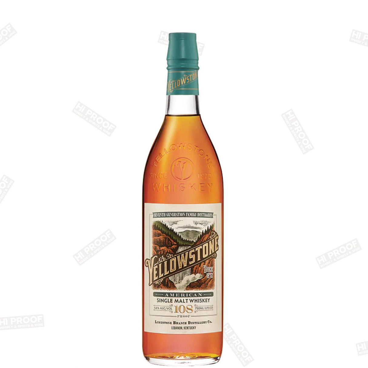 Yellowstone American Single Malt Whiskey 750ml - Hi Proof - Yellowstone