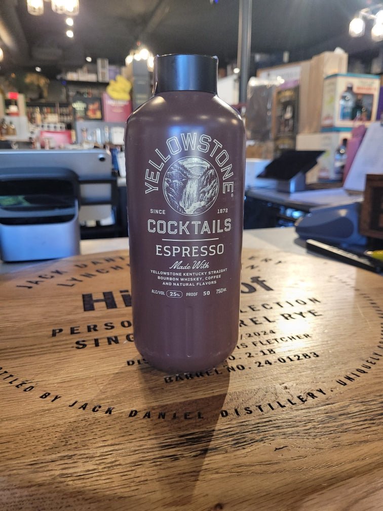 YellowStone Bourbon Esprosso Cocktail R.T.D 50Proof 750mL - Hi Proof - Yellowstone
