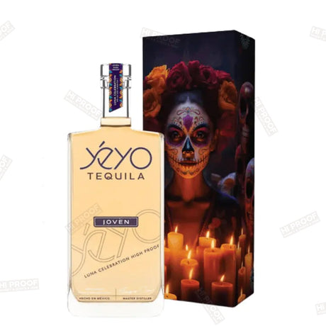 Yeyo Day of the Dead: Luna Joven Tequila 750mL - Hi Proof - Yeyo