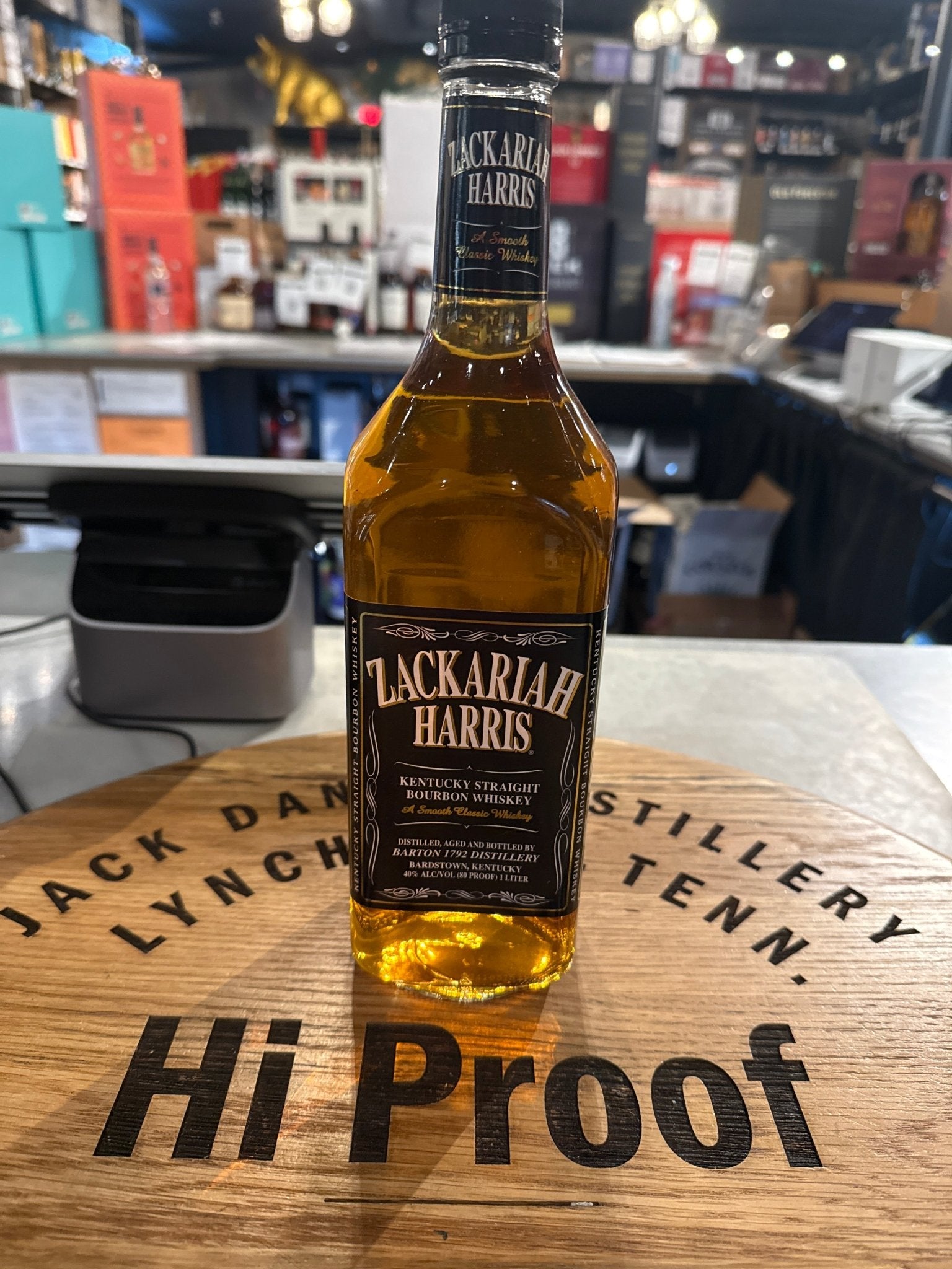 Zackariah Harris Kentucky Bourbon 1L - Premium Whiskey – Hi Proof
