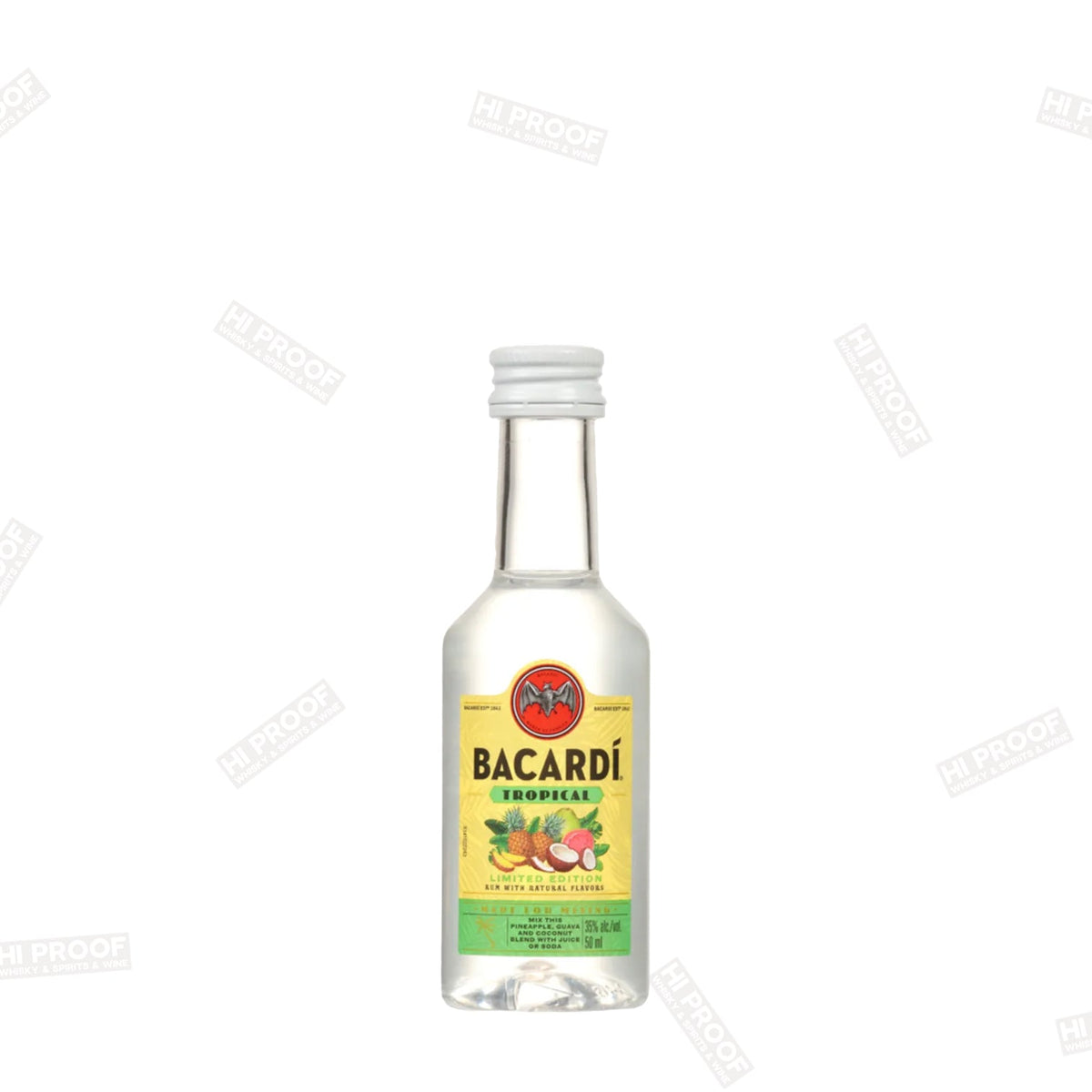 Bacardi Tropical Rum 50ml - Mini Bottle – Hi Proof