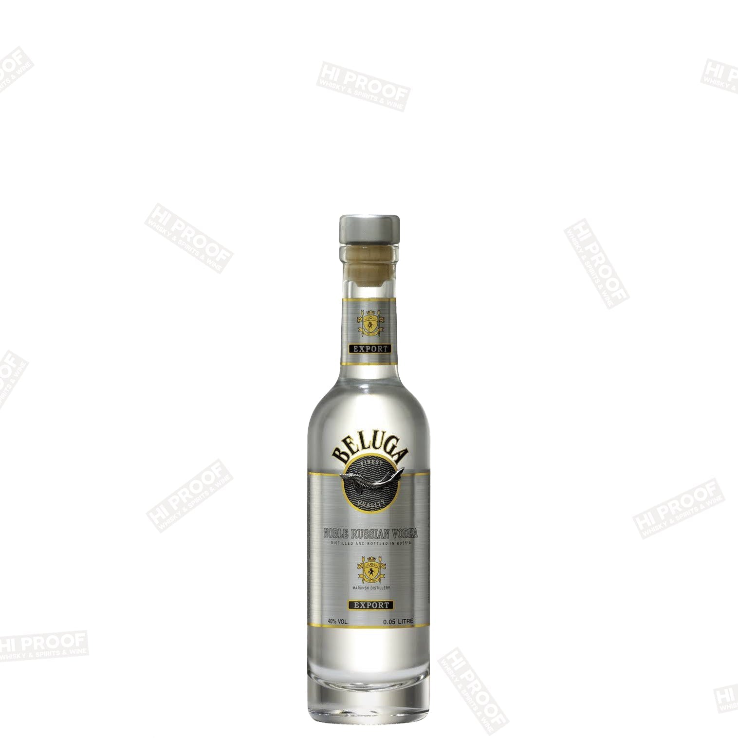 Beluga Noble Russian Vodka 50ml - Premium Mini – Hi Proof