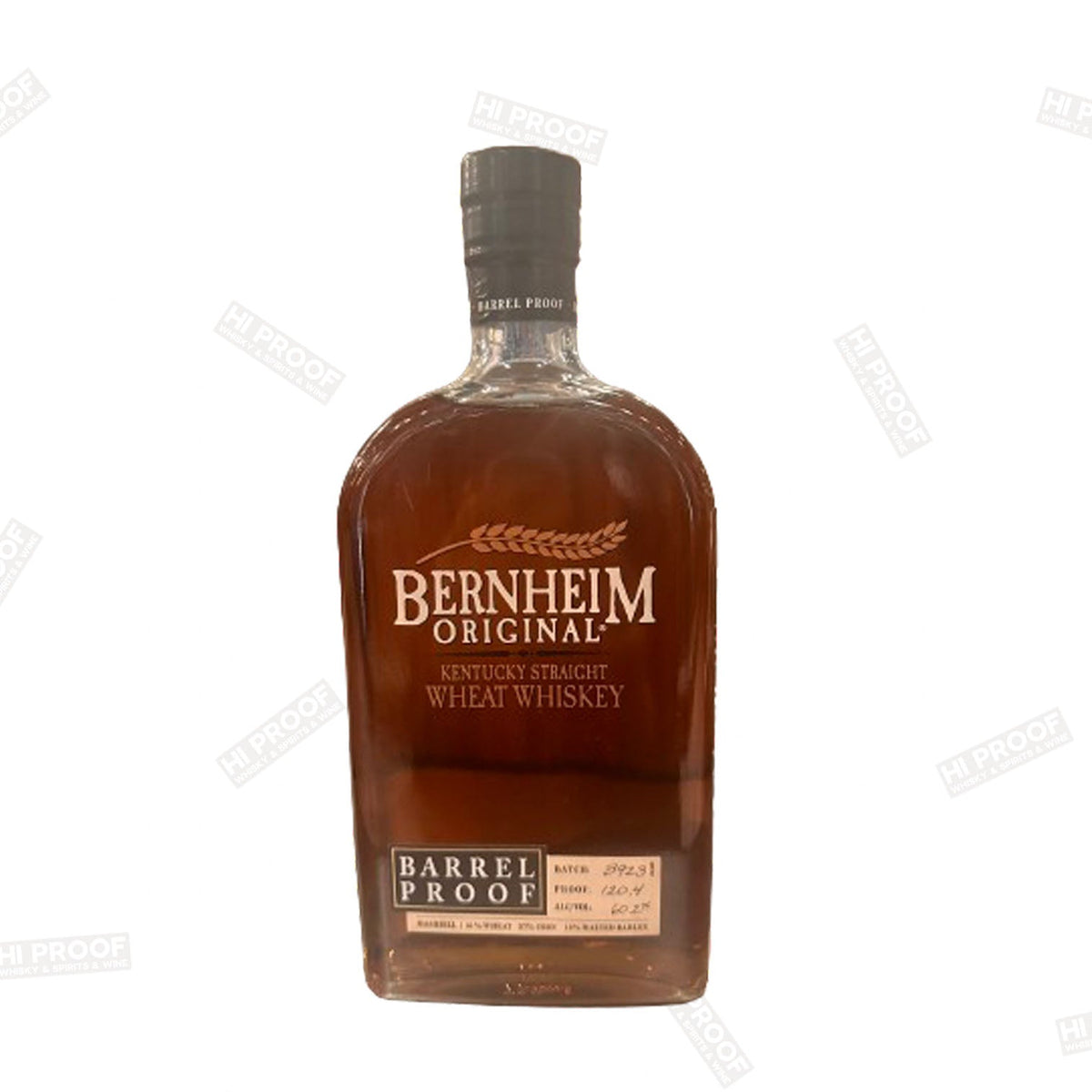 Bernheim Wheat A224 Barrel Proof 125.2 - 750ml – Hi Proof