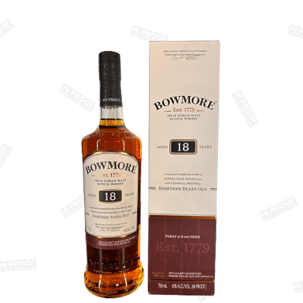 Bowmore 18 Year Old 750ml – Hi Proof