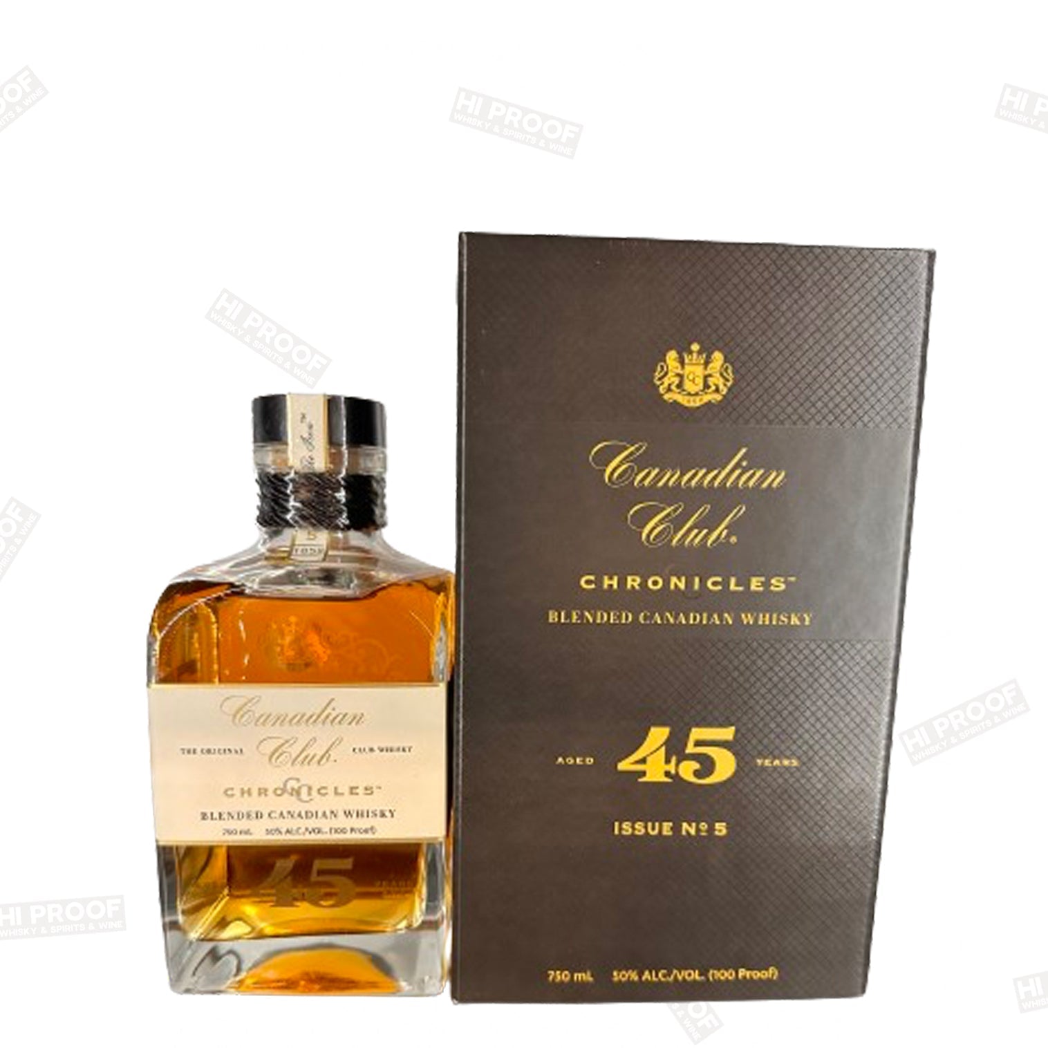Canadian Club Chronicles 45 Year Old Whisky – Hi Proof