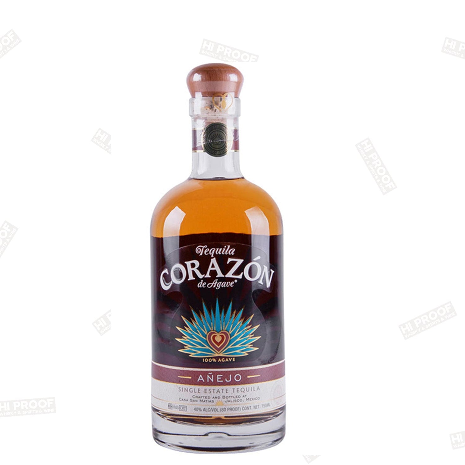 Corazon de Agave Anejo Tequila - Hi Proof - Corazon