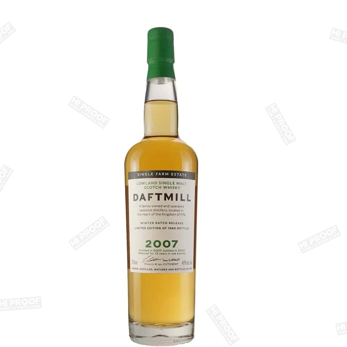 Daftmill Single Malt Winter Batch Release 2007 750ml - Hi Proof - DAFTMILL