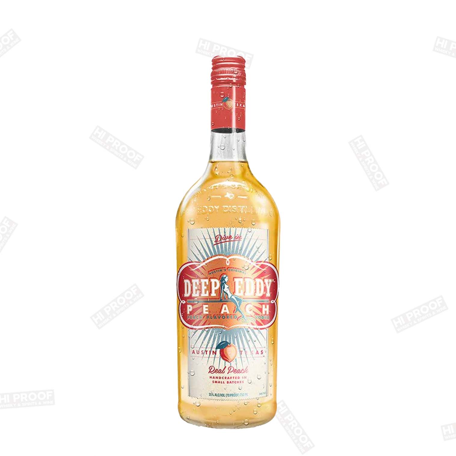 Deep Eddy Peach Vodka 750ml - Real Fruit Flavor – Hi Proof