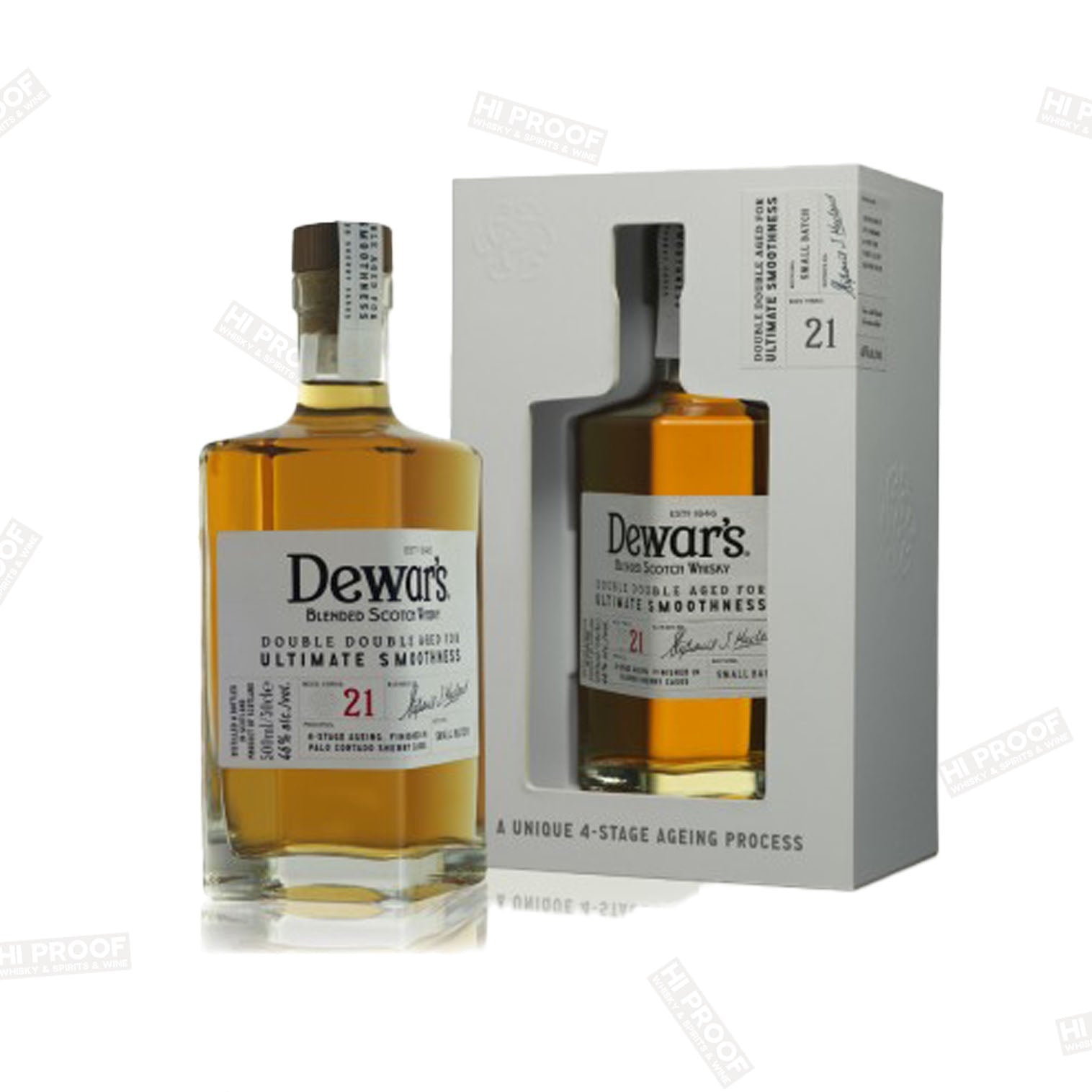 Dewar's Double Double 21 Year Scotch Whisky – Hi Proof