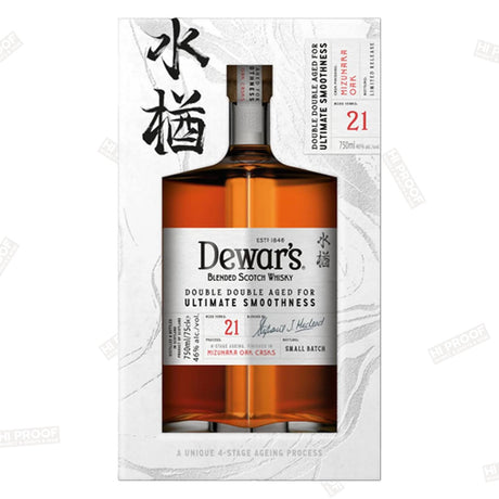 Dewar's Double Double Aged for Ultimate Smoothness Mizunara Cask Finish 21 Year Old - Hi Proof - Dewars