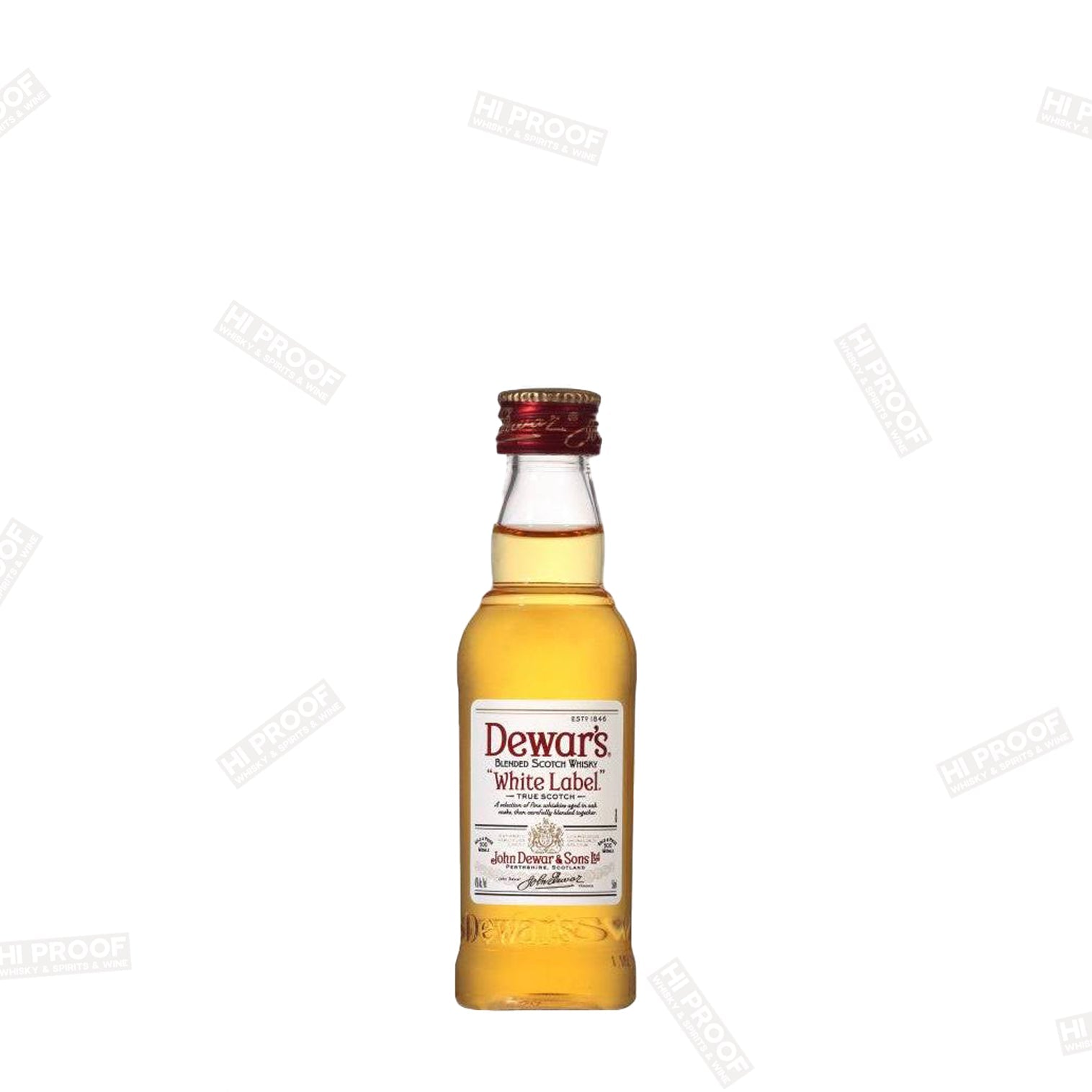 Dewar's White Label 50ml - Premium Scotch Whisky – Hi Proof