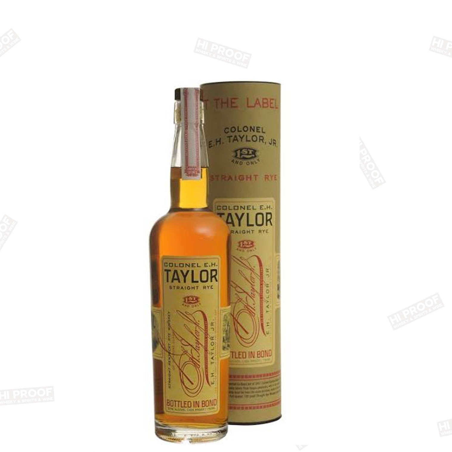 E.H Taylor Jr. Straight Rye 100 Proof Whiskey – Hi Proof