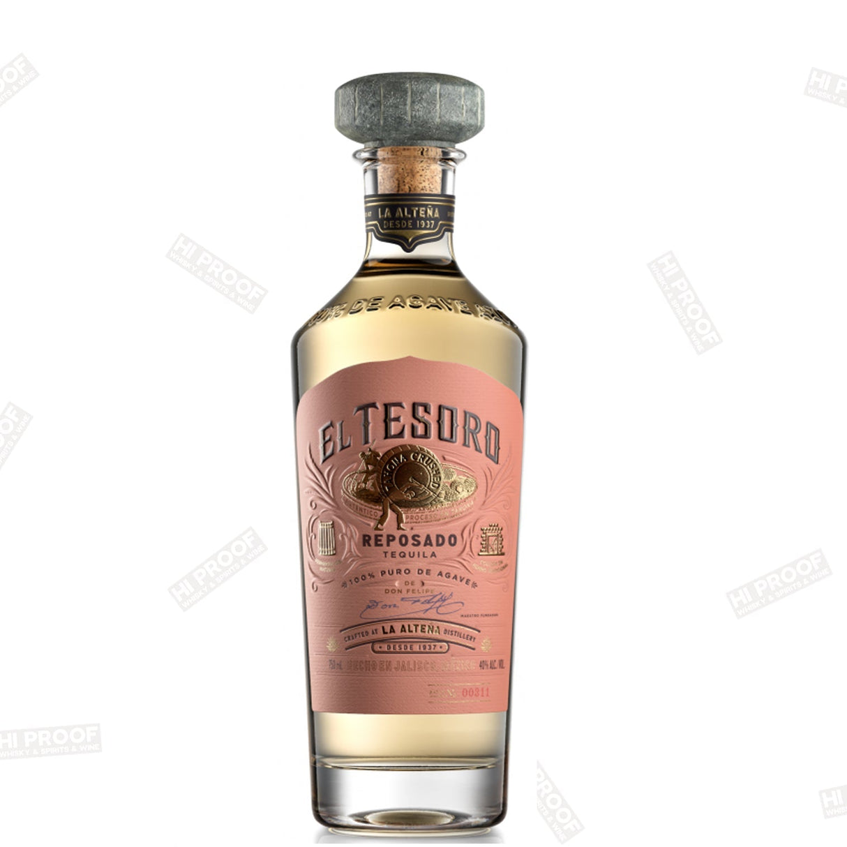El Tesoro Reposado Tequila - Hi Proof - El Tesoro