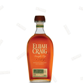 ELIJAH CRAIG STRAIGHT RYE 750ml - Hi Proof - Elijah craig