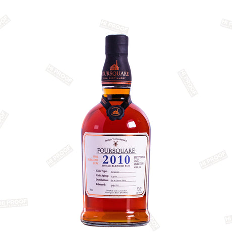 Foursquare 12 Year Rum Exceptional Cask Select Vintage Single Blended Barbados (2010) - Hi Proof - Foursquare