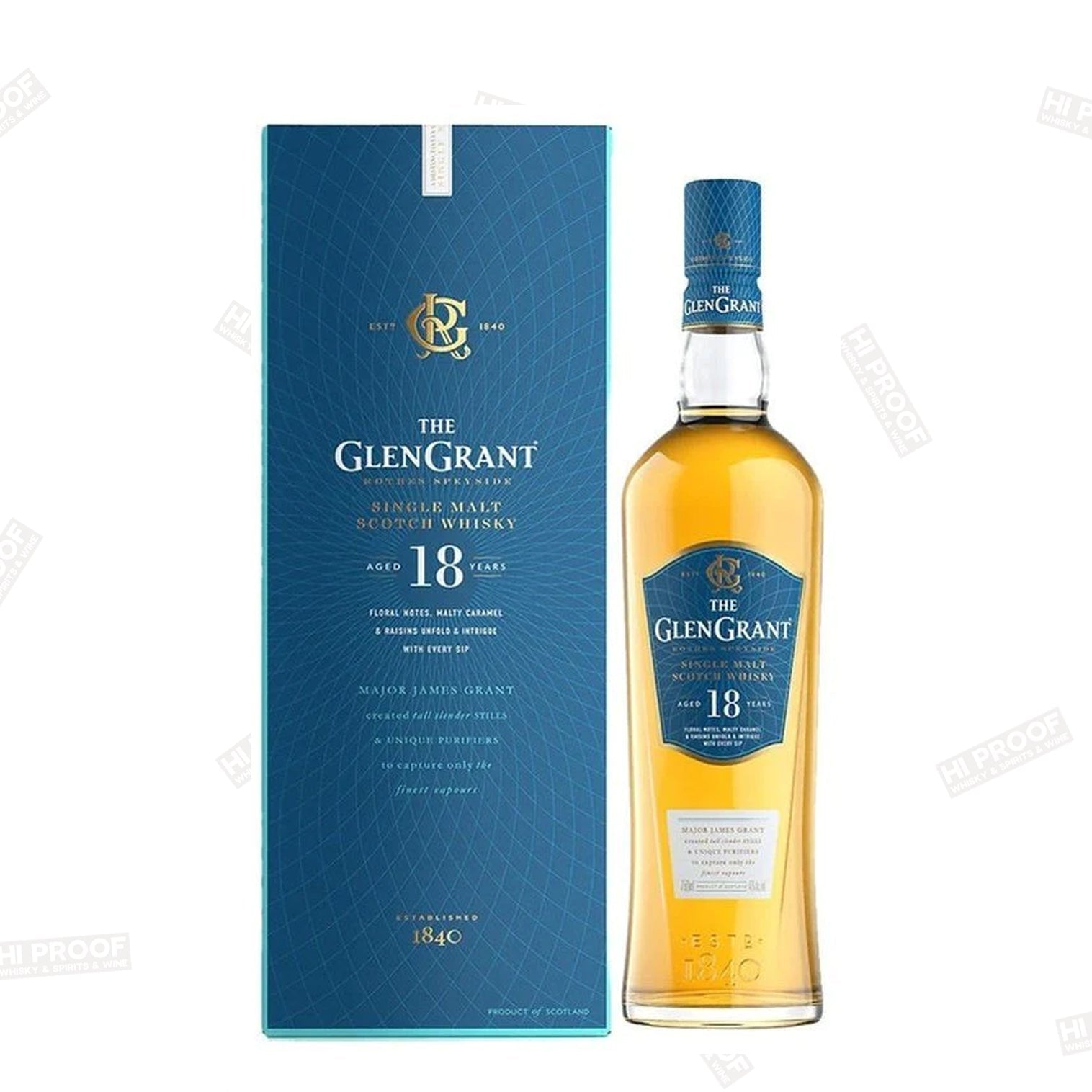Glen Grant 18 Year Single Malt Scotch Whisky – Hi Proof
