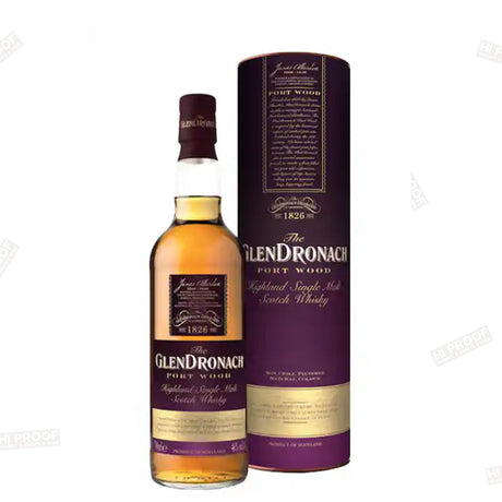 GLENDRONACH PORT WOOD 92P 750ML - Hi Proof - GLENDRONACH