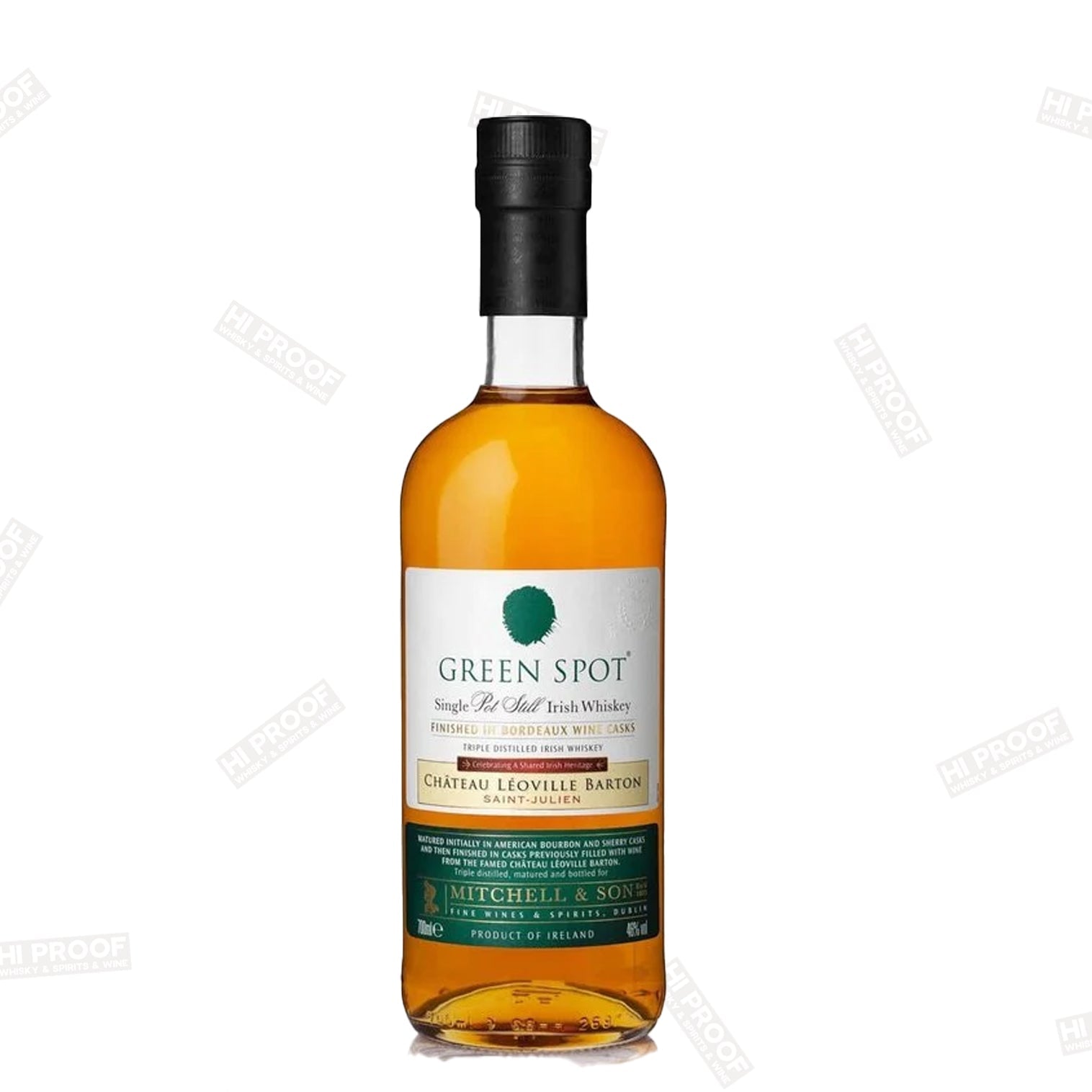Green Spot Bordeaux Finished Irish Whiskey – Hi Proof
