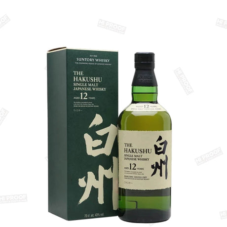 Hakushu 12YR Single Malt Japanese Whisky - Hi Proof - Suntory