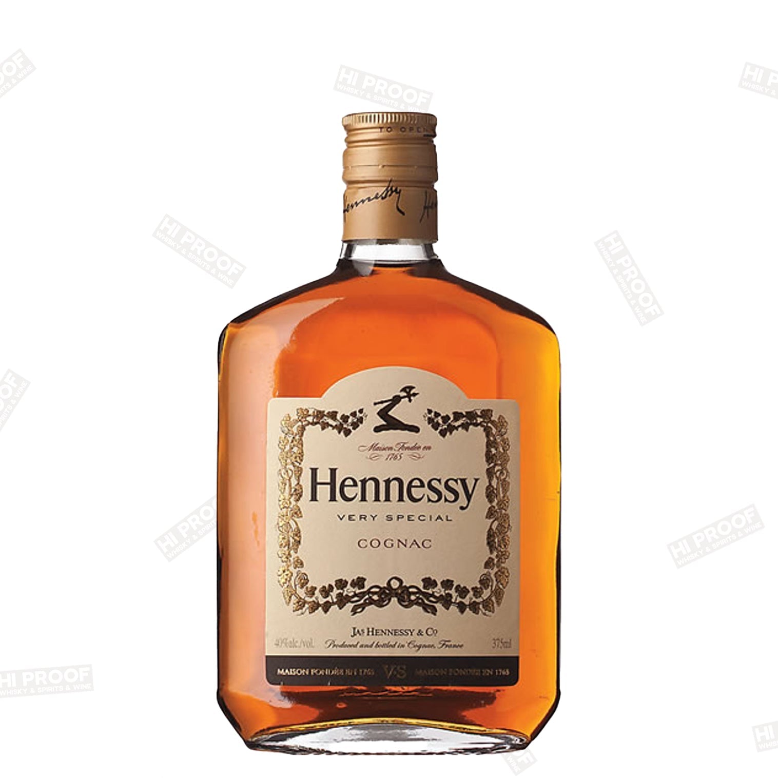 Hennessy V.S. Cognac Flask 375ml - Premium French – Hi Proof