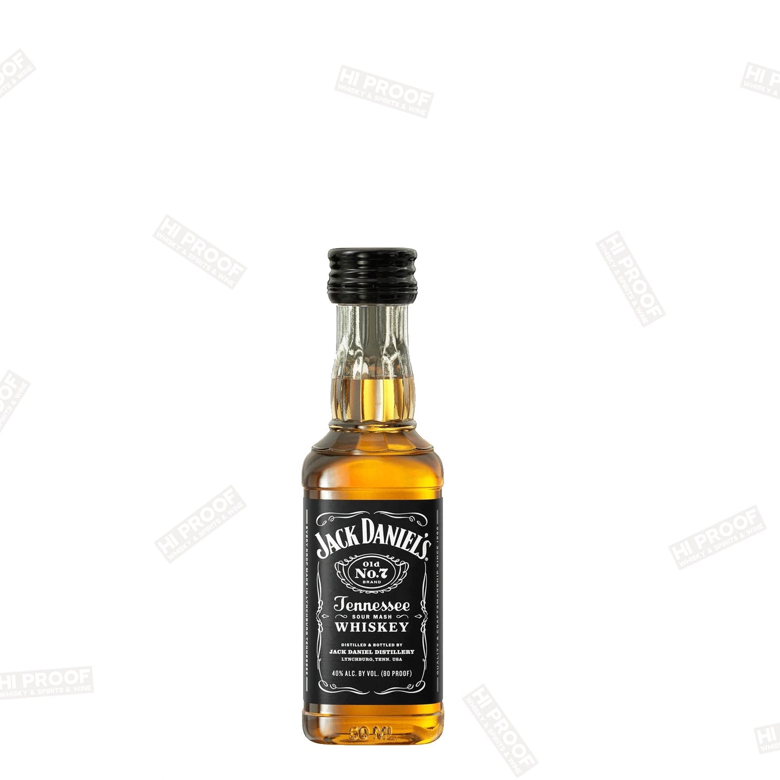 Jack Daniel's Tennessee Whiskey 50ml - Charcoal Mellowed – Hi Proof