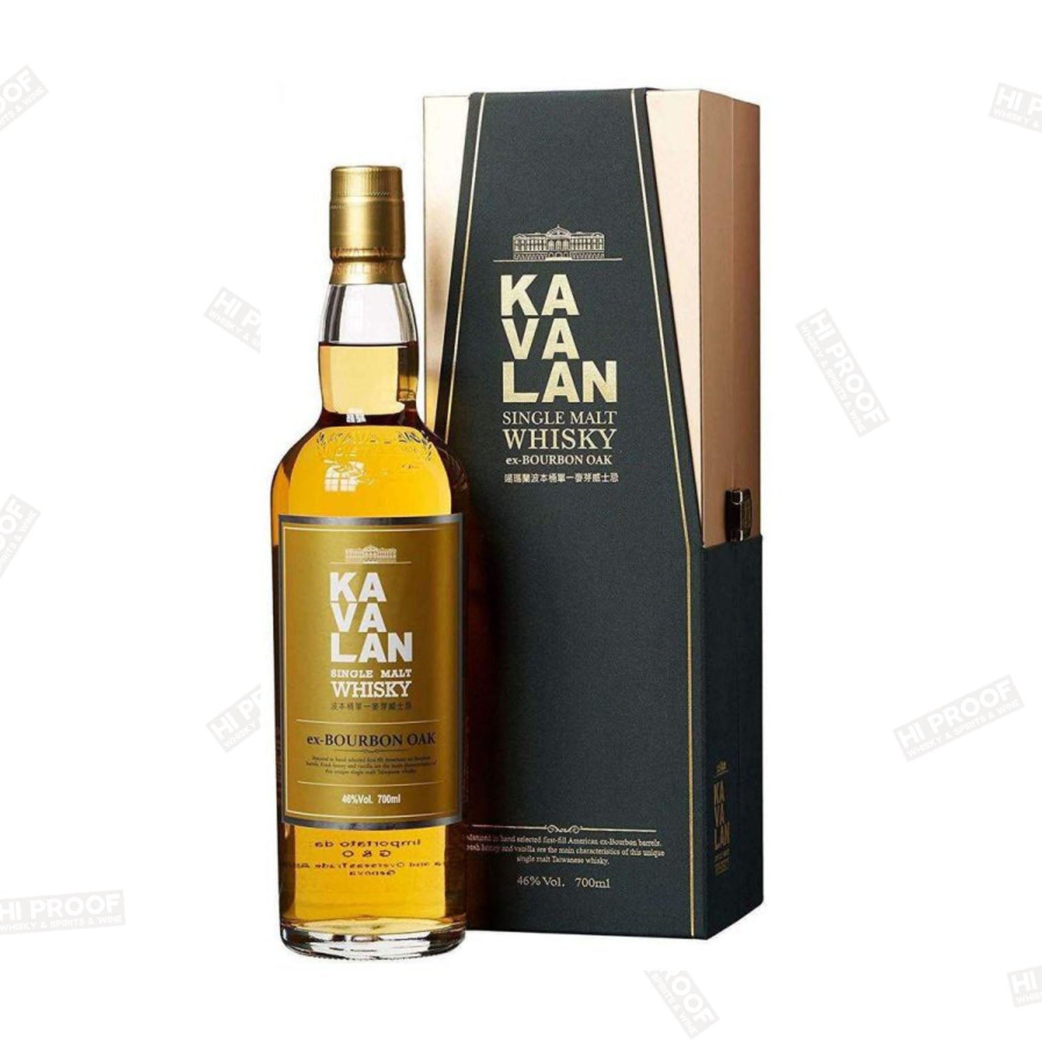 Kavalan Ex-Bourbon Oak Single Malt Whisky – Hi Proof