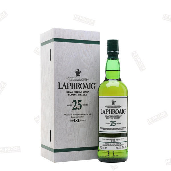 Laphroaig 25 Year Old Single Malt Scotch Whisky – Hi Proof Laphroaig 25 Year Old Single Malt Scotch Whisky – Hi Proof