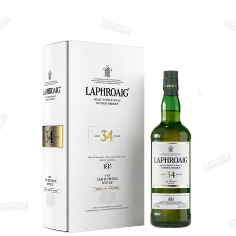Laphroaig 34 Year The Ian Hunter Book 5: Enduring Spirit Single Malt Scotch Whisky 750ml - Hi Proof - Laphroaig