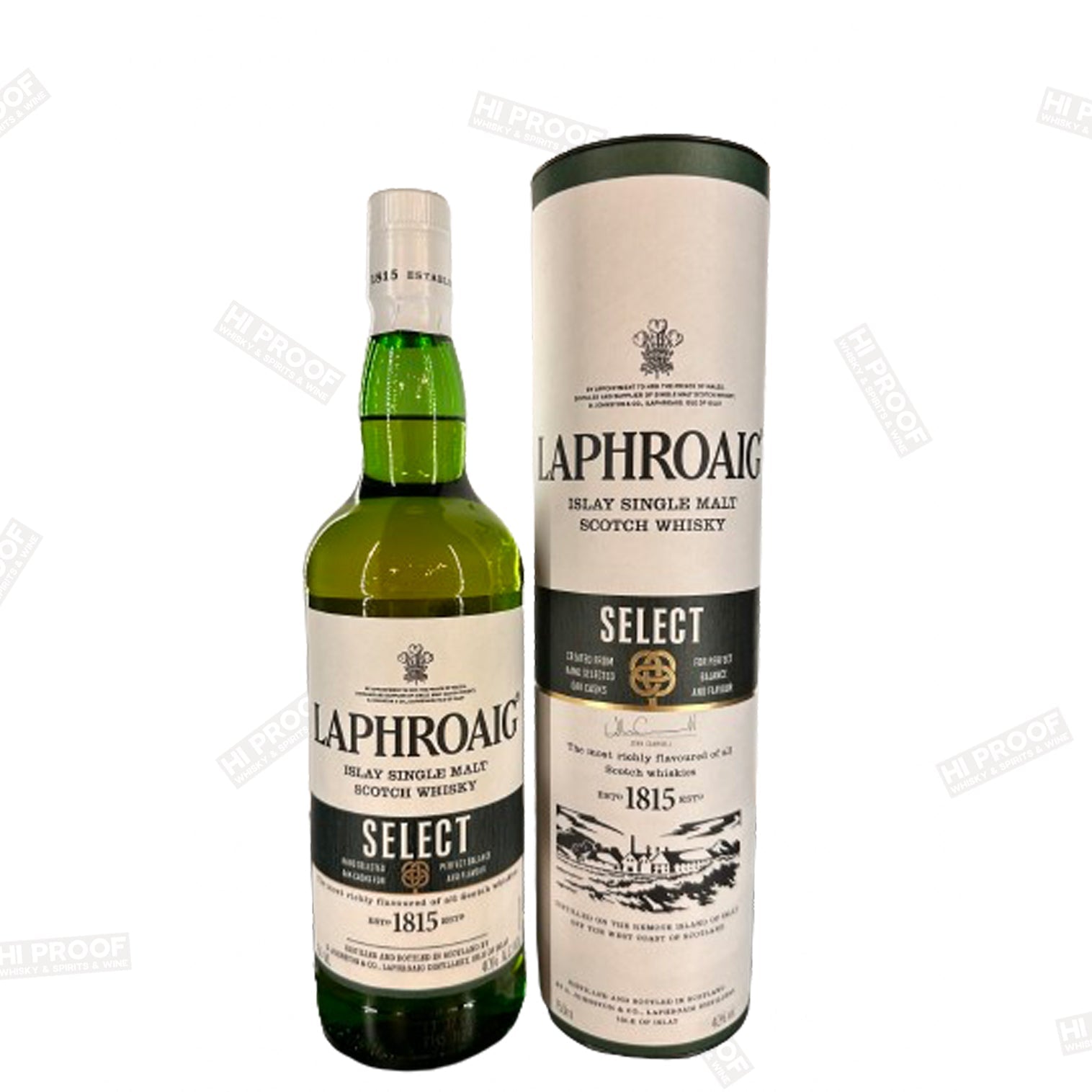 Laphroaig Oak Select Islay Single Malt Scotch – Hi Proof
