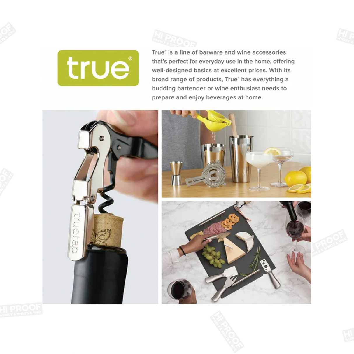 Latchkey waiter’s Corkscrew Black - Hi Proof - True brand