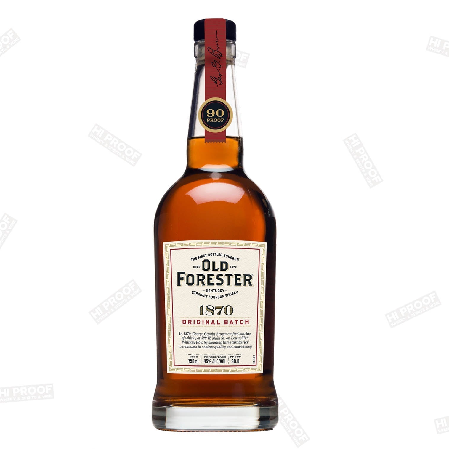Old Forester 1870 Original Batch 90 Proof – Hi Proof