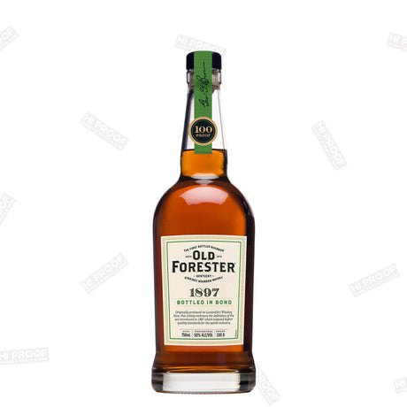 Old Forester 1897 Whiskey Bottles in Bond - Hi Proof - Old Forester
