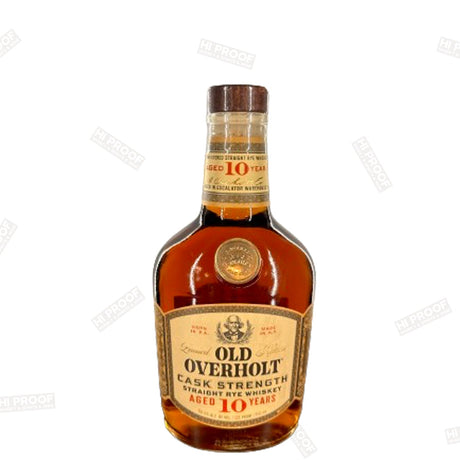 OLD OVERHOLT 10 YEAR CASK STRENGTH STRAIGHT RYE WHISKEY 750ML - Hi Proof - OLD OVERHOLT