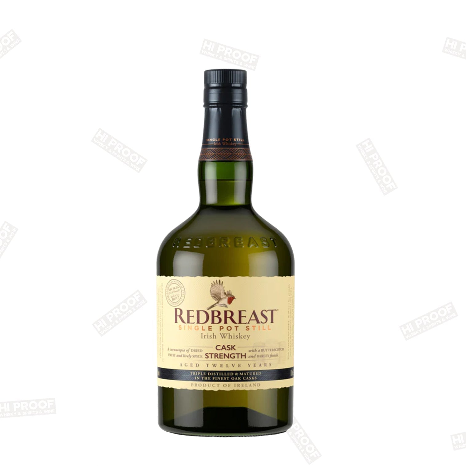 Redbreast 12 Year Cask Strength Irish Whiskey – Hi Proof