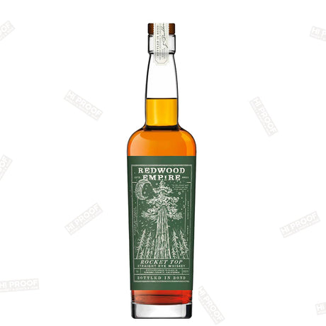Redwood Empire Rocket Top Straight Rye Whiskey Bottled in Bond - Hi Proof - Redwood Empire