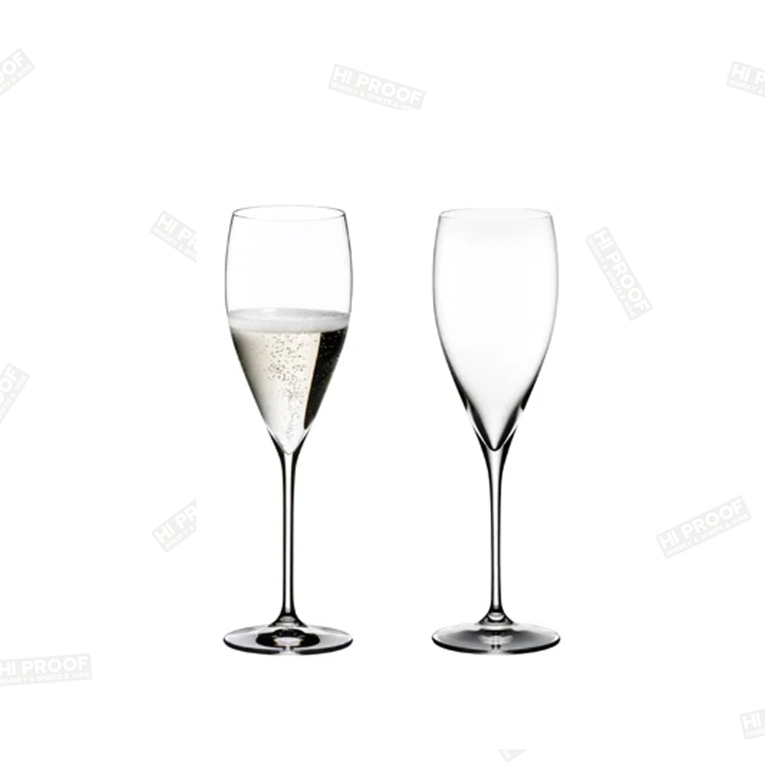 RIEDEL VINUM VINTAGE CHAMPAGNE GLASS SET OF 2 - Hi Proof - Riedel