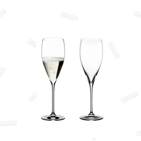 RIEDEL VINUM VINTAGE CHAMPAGNE GLASS SET OF 2 - Hi Proof - Riedel