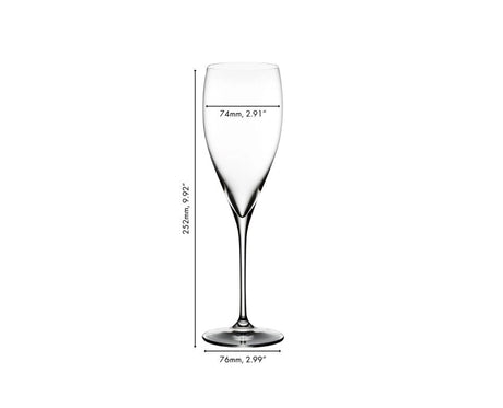 RIEDEL VINUM VINTAGE CHAMPAGNE GLASS SET OF 2 - Hi Proof - Riedel