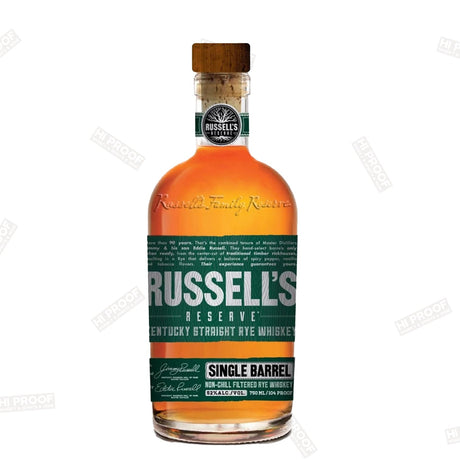 Russells Reserve Rye Single Barrel 750ML - Hi Proof - Russell’s