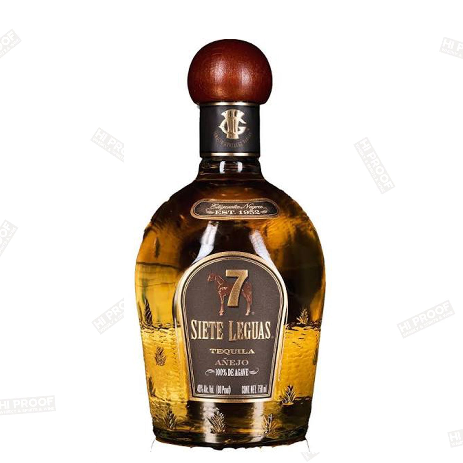 Siete Leguas Añejo Tequila 700ml - 100% Blue Agave – Hi Proof