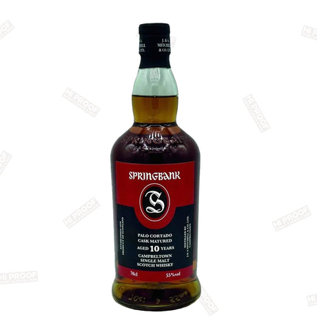 Springbank 10 Year Old Palo Cortado Cask Strength 110PF - Hi Proof - Spring bank