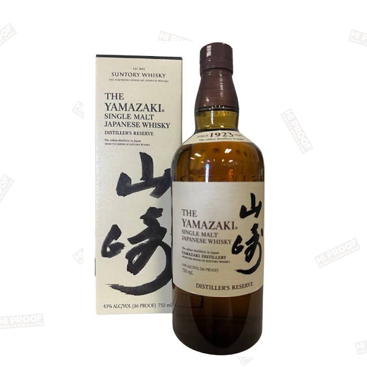 THE YAMAZAKI SINGLE MALT WHISKY 正規品 Suntory Yamazaki Distiller's Reserve - Japanese Whisky – Hi Proof