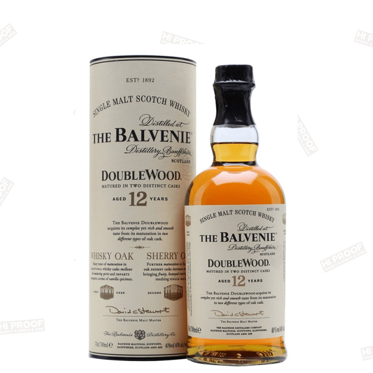 The Balvenie Doublewood single malt 12 years – Hi Proof