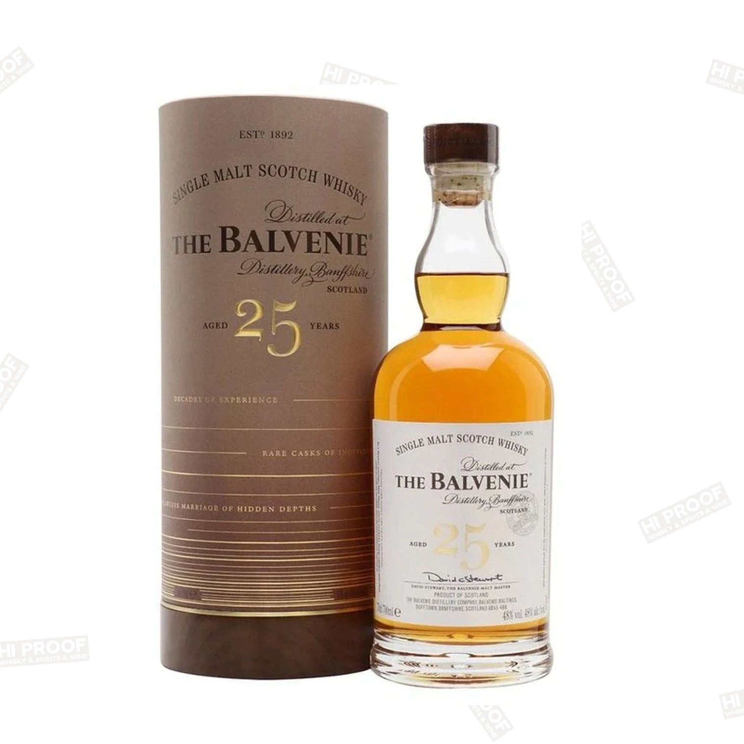 Balvenie Rare Marriages 25 Year Single Malt – Hi Proof