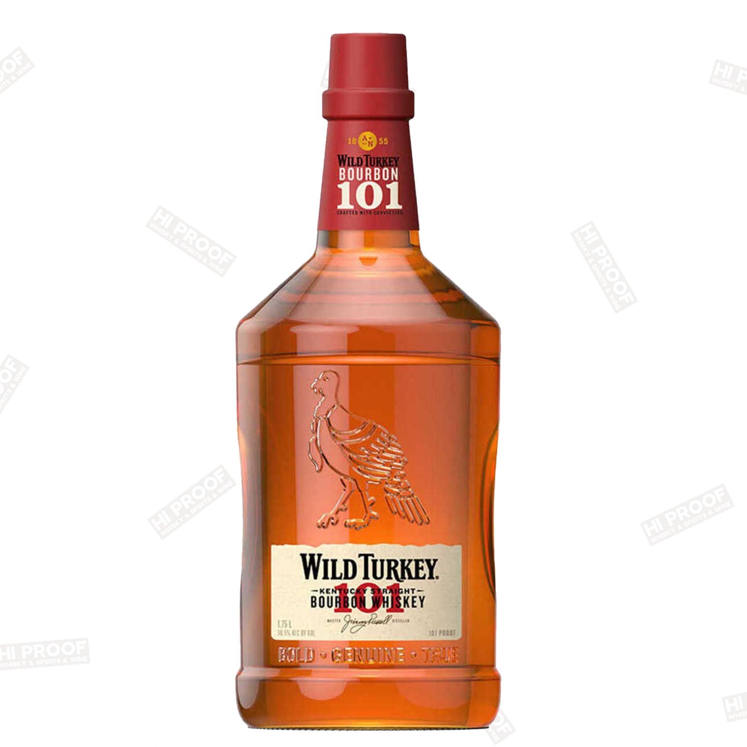 Wild Turkey 101 Proof Bourbon Whiskey - 1.75L Bottle – Hi Proof